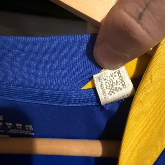 Ukraine 2010/11 Away Football Shirt Soccer Jersey Adidas P42322 Men XL Blue - Picture 4 of 5